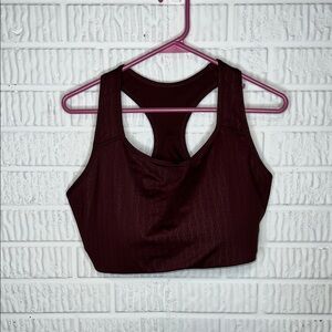 Nike Burgundy Sports Bra